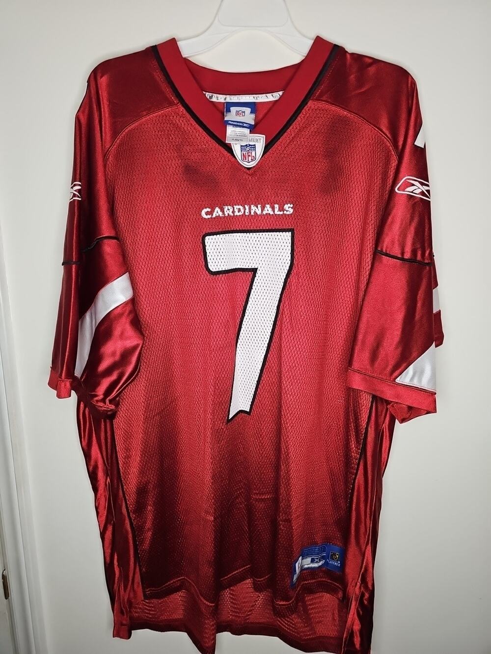 Reebok NFL On Field Jersey Matt Leinart #7 Arizona Cardinals Men’s Size XL Red